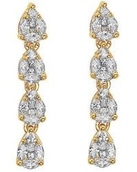 Effy Fine Jewelry - 14K 0.98 Ct. Tw. Diamond Earrings - Lyst