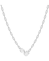 Lab Grown Diamonds - 14K 1.80 Ct. Tw. Lab-Grown Diamond Necklace - Lyst