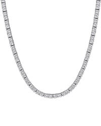Rina Limor - 5.50 Ct. Tw. Lab-Grown Sapphire Tennis Necklace - Lyst