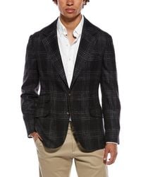 Brunello Cucinelli - Wool, Silk, & Linen-Blend Blazer - Lyst