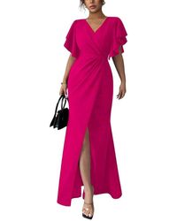 XIRELLI - Solid Maxi Dress - Lyst
