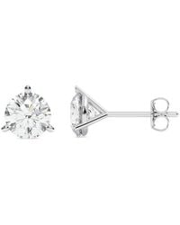 Lab Grown Diamonds - 14K 1.00 Ct. Tw. Lab-Grown Diamond Earrings - Lyst
