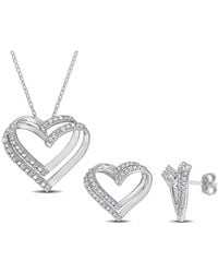 Rina Limor - 0.40 Ct. Tw. Diamond Pendant & Earrings Set - Lyst