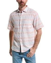Tommy Bahama - Blue Sea Stripe Camp Shirt - Lyst