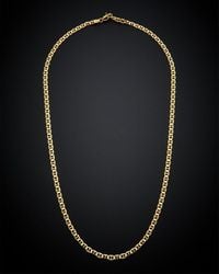 Italian Gold - 14k Mariner Link Necklace - Lyst