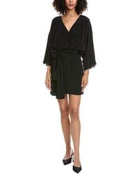 The Kooples - Modern Kimono Silk-Blend Mini Dress - Lyst