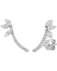Sabrina Designs - 14k 0.55 Ct. Tw. Diamond Climber Earrings - Lyst