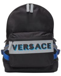 Versace - Greca Nylon Reflective Logo Backpack, Never Carried (Authentic Pre-Loved) - Lyst