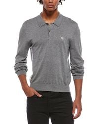 Celine - Knit Polo Shirt - Lyst