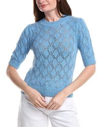 Isla - Piper Pointelle Knit Top - Lyst