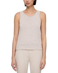 Lafayette 148 New York - Scoop Neck Sweater Tank - Lyst
