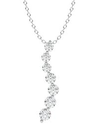 Lab Grown Diamonds - 14K 1.50 Ct. Tw. Lab-Grown Diamond Necklace - Lyst