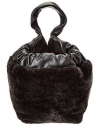 Jil Sander - Drawstring Leather Bucket Bag - Lyst