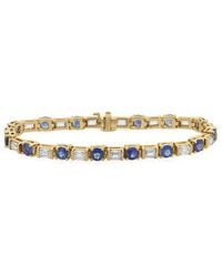 Diana M. Jewels - Fine Jewelry 18k 18.10 Ct. Tw. Diamond & Sapphire Bracelet - Lyst