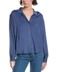 Splendid - Charmeuse Lyr Button-Down Shirt - Lyst