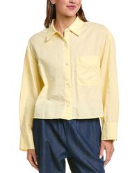 Madewell - Alice Straight Hem Linen-Blend Shirt - Lyst