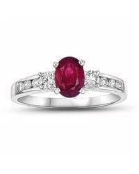 LEVARON - 14K 1.25 Ct. Tw. Diamond & Ruby Ring - Lyst