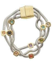 Juvell - 18K Plated Topaz Bracelet - Lyst