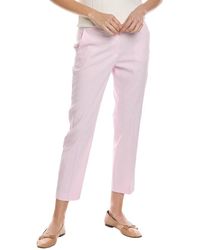 Theory - Treeca Linen-blend Pull-on Pant - Lyst