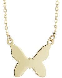 Ember Fine Jewelry - 14k 0.01 Ct. Tw. Diamond Necklace - Lyst