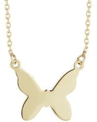 Ember Fine Jewelry - 14k 0.01 Ct. Tw. Diamond Necklace - Lyst