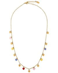 Saachi - Heart Station Chain Necklace - Lyst