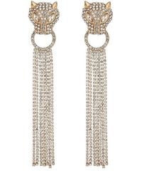 Eye Candy LA - Jaguar Fringe Drop Earrings - Lyst
