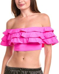 Kate Spade - Ruffle Bra Bikini Top - Lyst