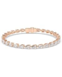 Lab Grown Diamonds - 14K Rose 7.50 Ct. Tw. Lab-Grown Diamond Bracelet - Lyst