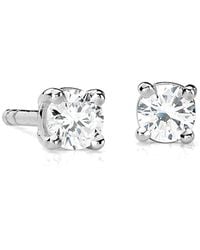 Suzy Levian - 14k 0.25 Ct. Tw. Diamond Studs - Lyst