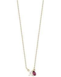 Ember Fine Jewelry - 14k Gemstone Necklace - Lyst