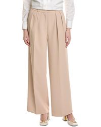Kenneth Cole - Pleated Wide Leg Pant - Lyst