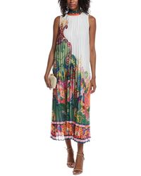 Tahari - The Reilley Celestial Paisley Dress - Lyst