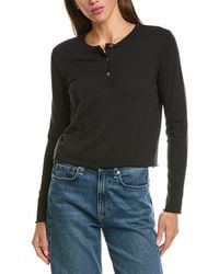 James Perse - Shrunken Henley - Lyst