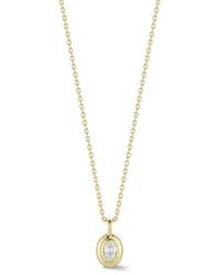 Glaze Jewelry - 14K Over Cz Necklace - Lyst