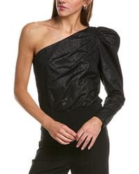 RED Valentino - One-Shoulder Bodysuit - Lyst