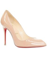 Christian Louboutin - Patent Leather Pigalle Point Toe Pump (Authentic Pre-Loved) - Lyst