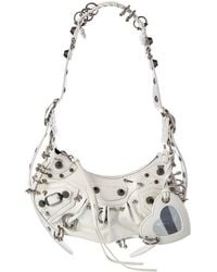 Balenciaga - Le Cagole Xs Leather Shoulder Bag - Lyst