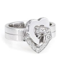 Cartier - 18K 0.20 Ct. Tw. Diamond Heart Ring (Authentic Pre-Owned) - Lyst