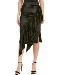 MILLY Angelina Pencil Skirt - Black