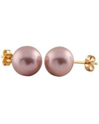 Splendid - 14k 8-8.5mm Pearl Drop Earrings - Lyst