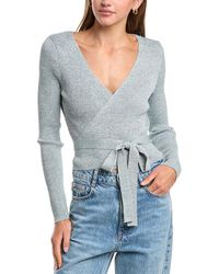 525 America - Lurex Wrap Top - Lyst