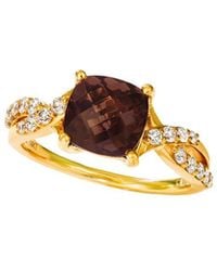 Le Vian - 14K Rose 2.34 Ct. Tw. Diamond & Quartz Nude Palette Ring - Lyst