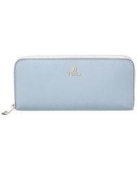 Furla - Camelia Slim Xl Leather Zip Around Wallet - Lyst
