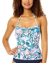 Anne Cole - Twist Front Bandeau-Kini - Lyst
