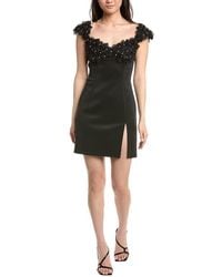SHO by Tadashi Shoji - Tadashi Shoji Sone Floral Embellished Mini Dress - Lyst