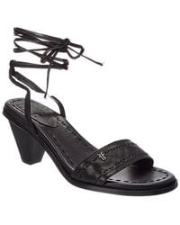 Frye - Estelle Ankle Tie Leather Sandal - Lyst