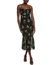 IPPONELLI - Tie Shoulder Midi Dress - Lyst