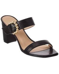 Stuart Weitzman - Piper 75 Block Leather Sandal - Lyst