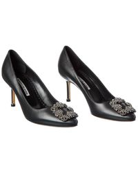 Manolo Blahnik - Hangisi 70 Leather Pump (authentic Pre-loved) - Lyst